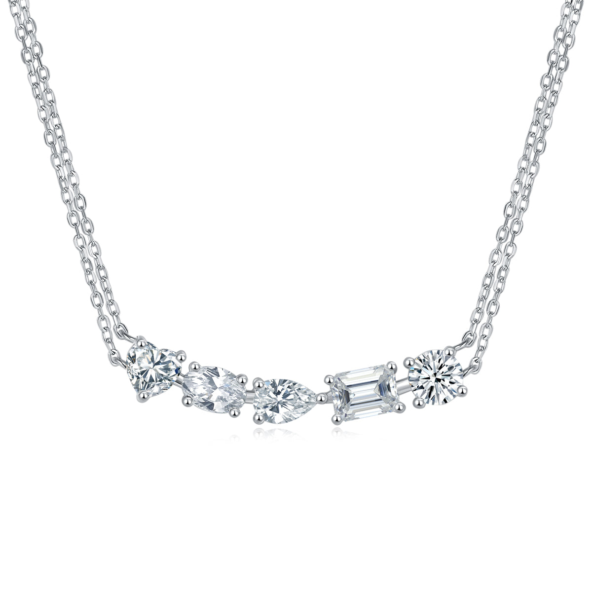 1Galaxy - A Fashionable And Luxurious Diamond Jewelry Pendant Set With Moissanite S925 Sterling Silver And Platinum Plating Prohibit TikTok sales